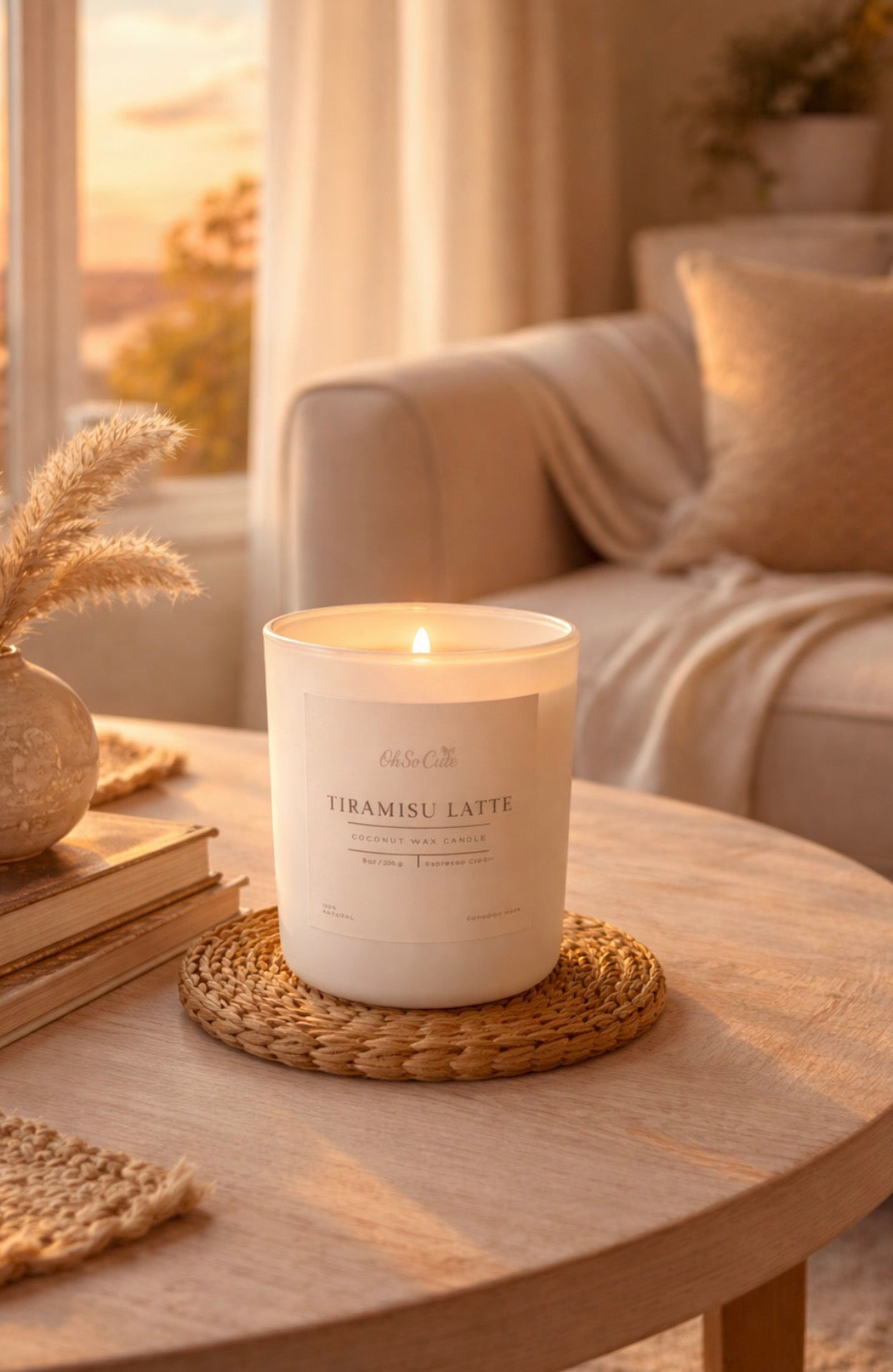 Tiramisu Latte Candle (8 oz)