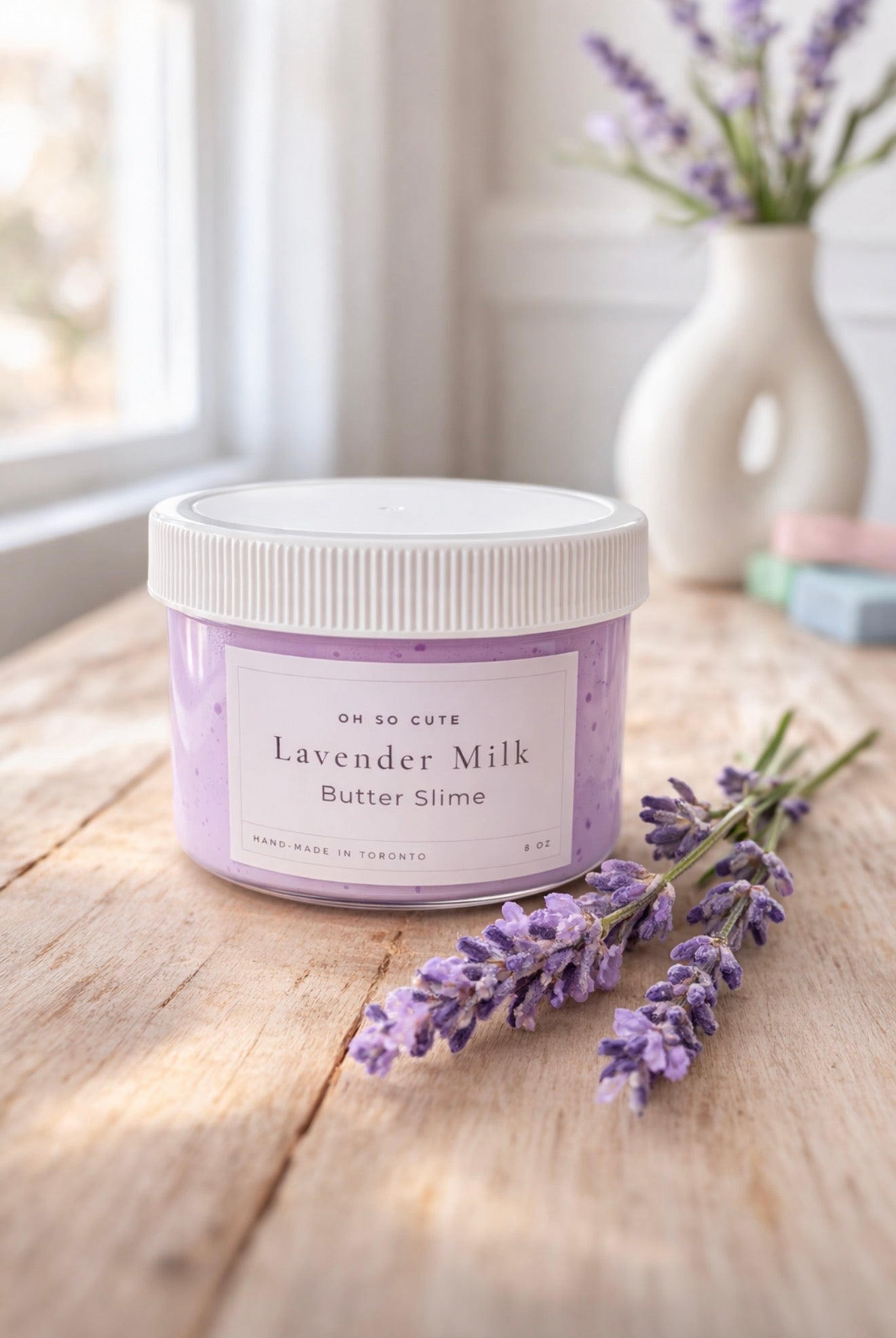 Lavender Milk Butter Slime