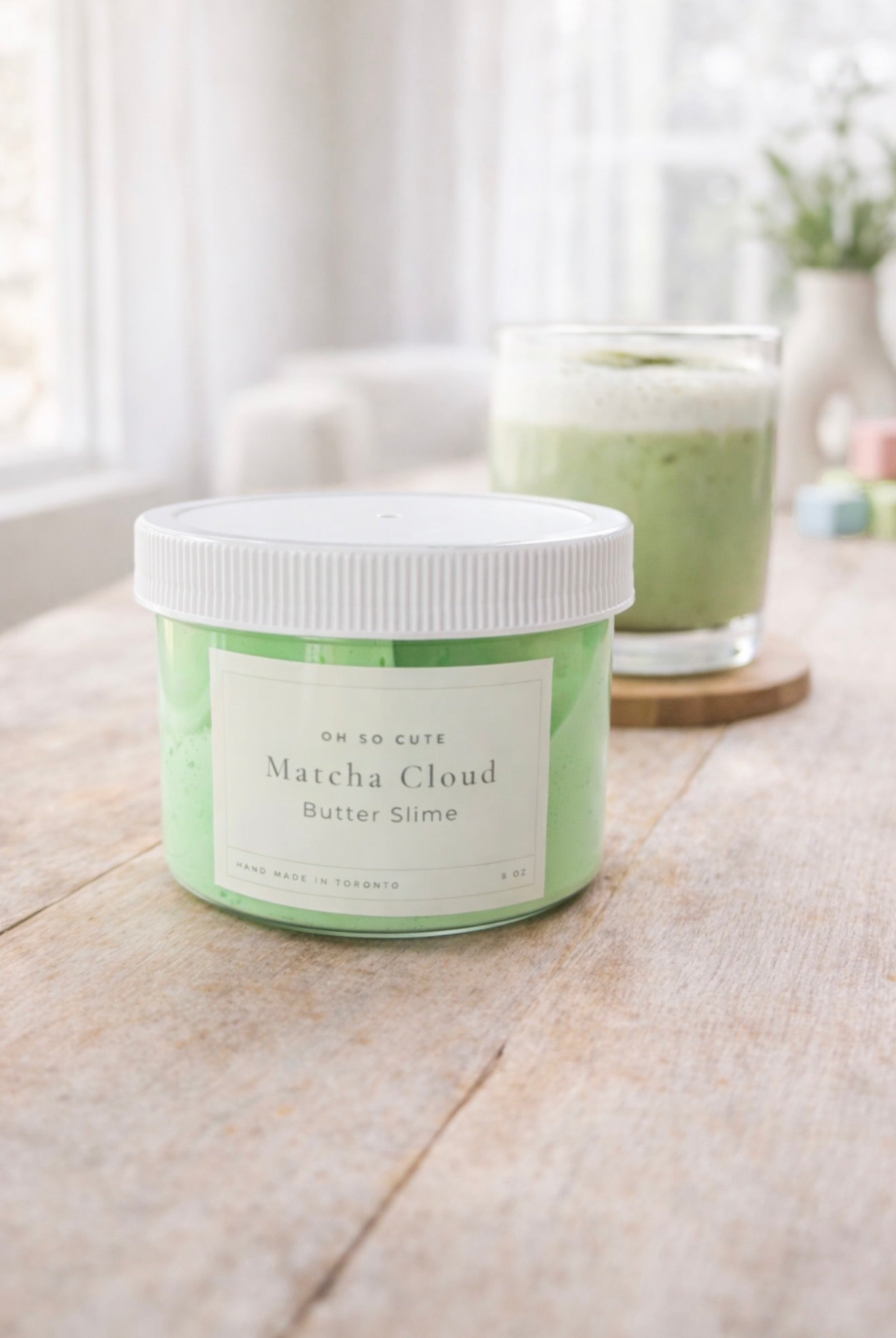 Matcha Cloud Butter Slime