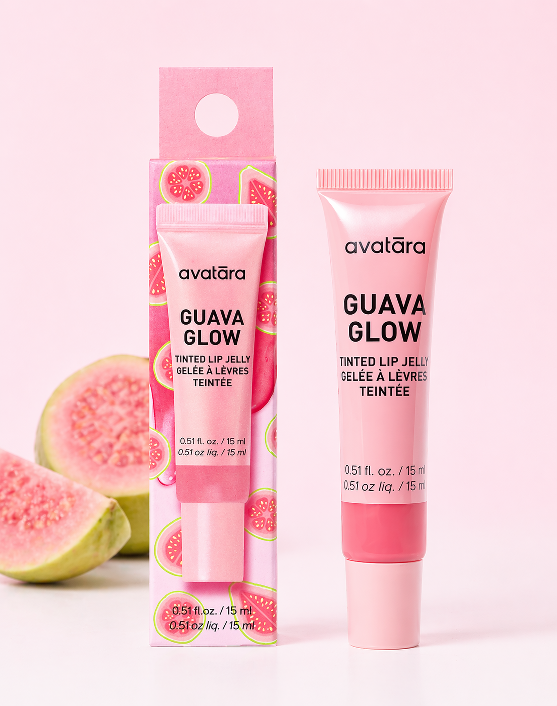 Guava Glow Tinted Lip Jelly (Avatara Skincare)