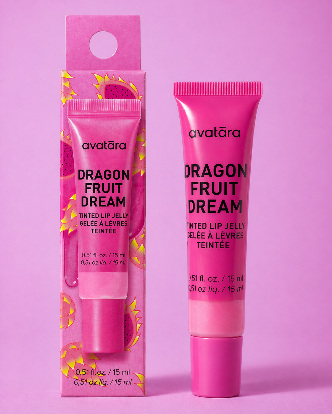 Dragon Fruit Dream Tinted Lip Jelly (Avatara Skincare)