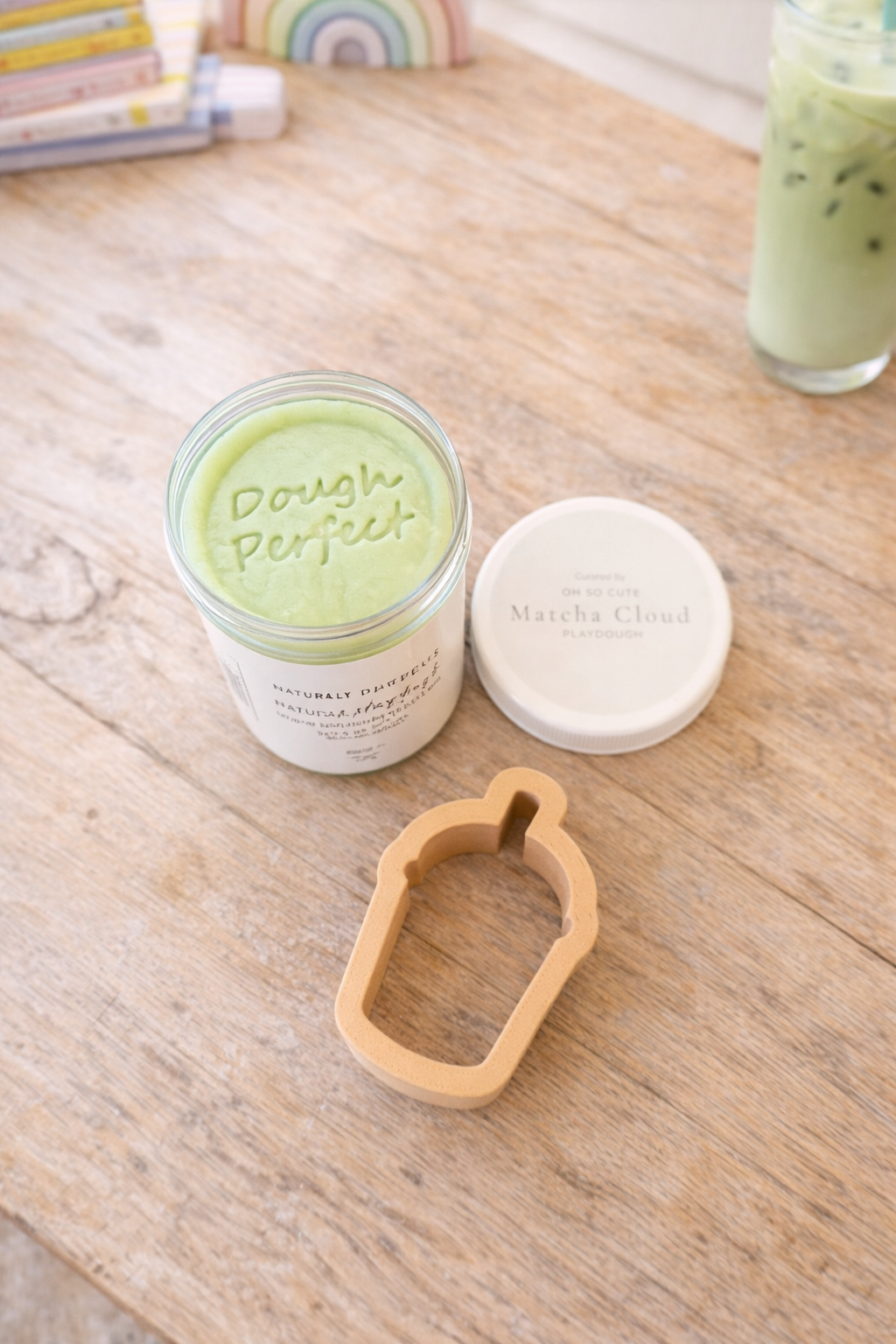 Matcha Cloud Play Dough Kit & Café-style iced matcha cutter (Curated Edition)