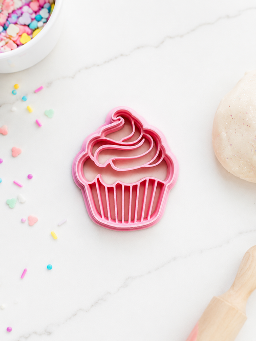 Birthday Cake Playdough and Cupcake Cutter