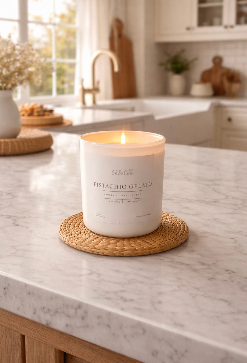Pistachio Gelato Candle (8 oz)