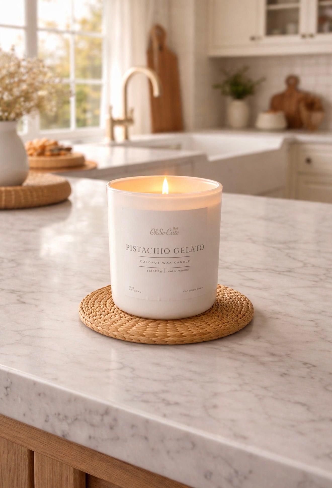 Pistachio Gelato Candle (8 oz)
