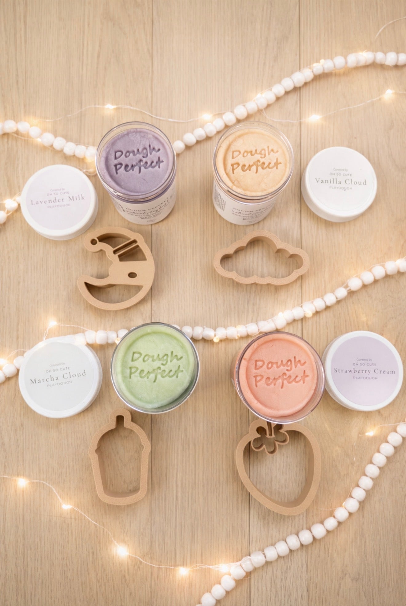 The Little Moments Play Dough Kit with Rolling Pin